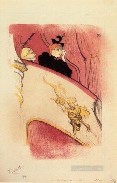  Toulouse Works - the box with the guilded mask 1893 Toulouse Lautrec Henri de